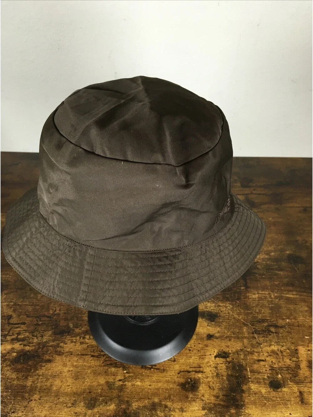 Emporio Armani Bucket Hat Brown Made In Italy Size 58 Vintage- RARE